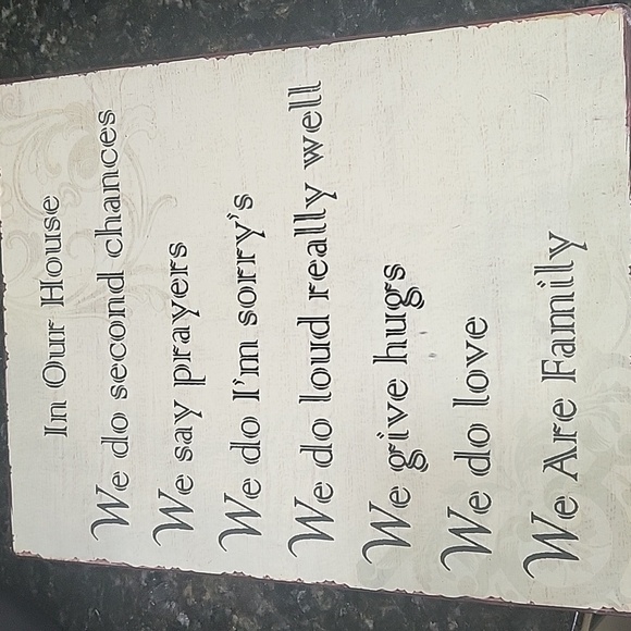 IN Our House Metal Sign - Picture 1 of 2